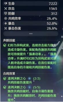 《鸣潮》珂莱塔毕业面板参考