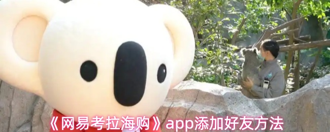 《网易考拉海购》app添加好友方法