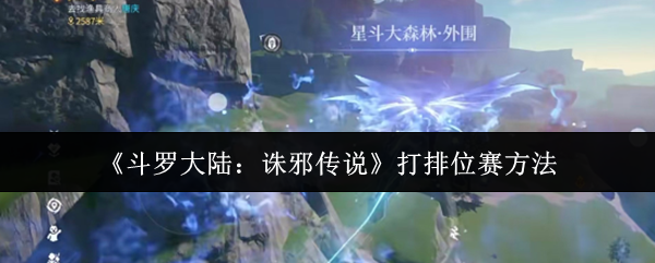 《斗罗大陆：诛邪传说》打排位赛方法