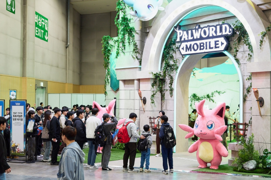 KRAFTO在 G-STAR 2025首次亮相《幻兽帕鲁手游》