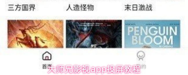 大师兄影视app投屏教程