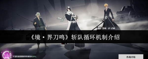 《境·界刀鸣》斩队循环机制介绍