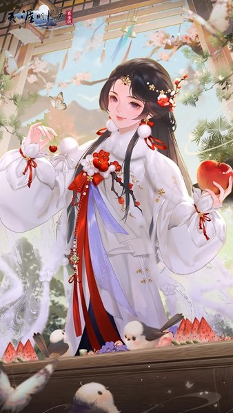 天刀手游冬日梅花主题外观细节首曝,梅落衣间香满袖,凌寒傲雪暗香来