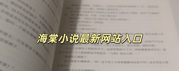 《海棠小说》最新网站入口2026