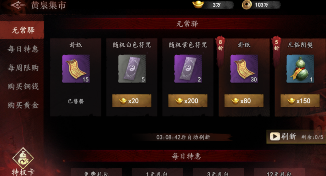 《遗弃之地》黄泉集市选购建议