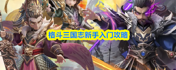 格斗三国志新手入门攻略