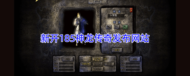 新开185神龙传奇发布网站