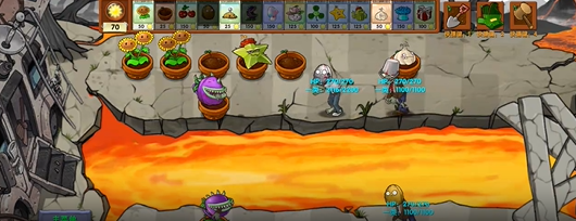 《植物大战僵尸融合版》新地图“火山”玩法