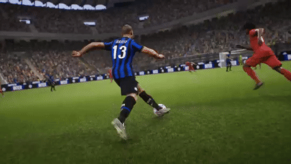 枪手磐石镇守后防，蓝黑飞翼划破长空！