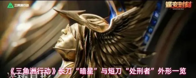 《三角洲行动》长刀“暗星”与短刀“处刑者”外形一览