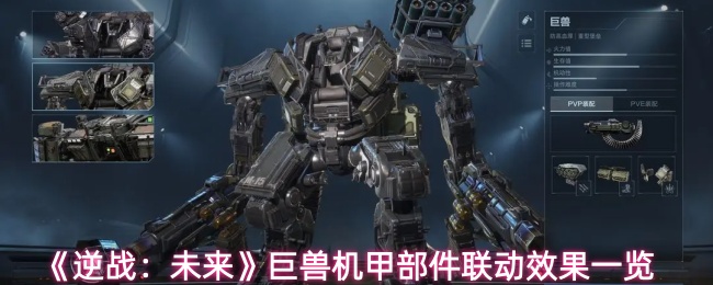 《逆战：未来》巨兽机甲部件联动效果一览