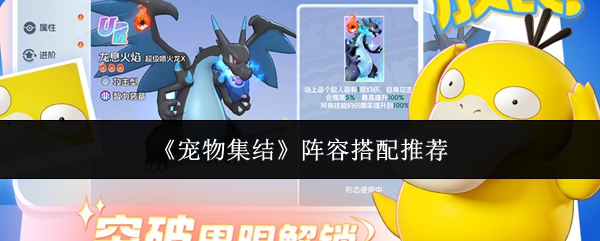 《宠物集结》阵容搭配推荐