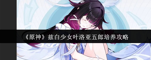 《原神》兹白少女叶洛亚五郎培养攻略
