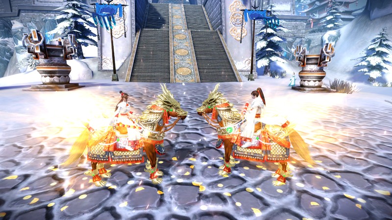 雪落苏城，福利加“马”！《九阴真经3D》新春版本现已上线