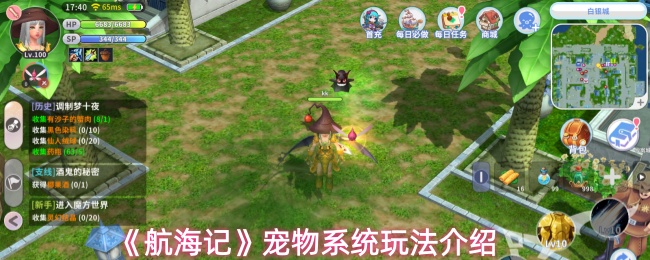 《航海记》宠物系统玩法介绍