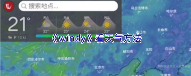 《windy》看天气方法