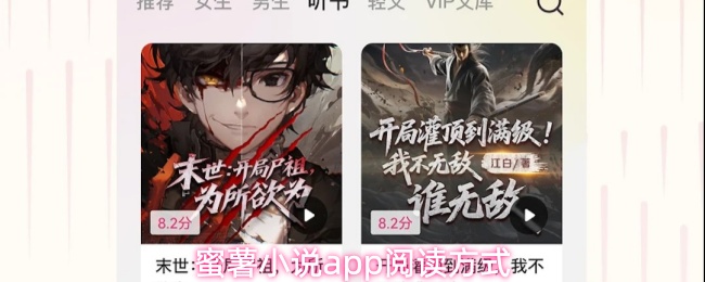 蜜薯小说app阅读方式