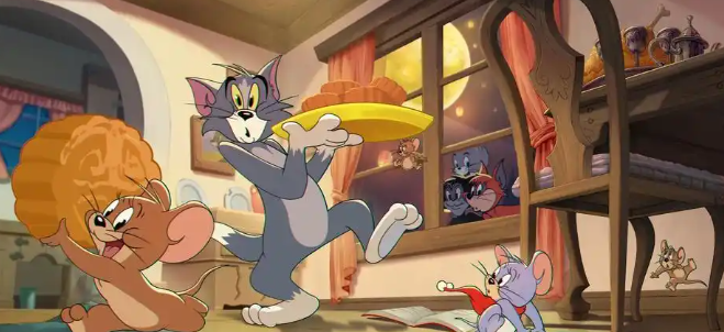 可怜的汤姆猫被股掌之间表情包gif