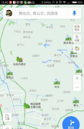 《百度地图》旅游地图的开启方法介绍