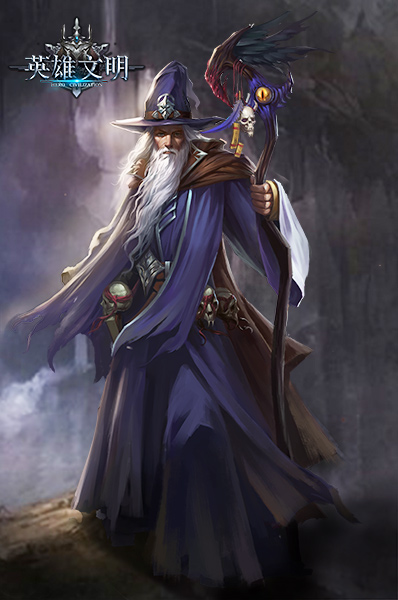 君海首款魔幻手游《英雄文明》全新人物原画今日曝光