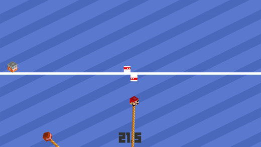 红色忍者和飞扬的跳跃手游app截图