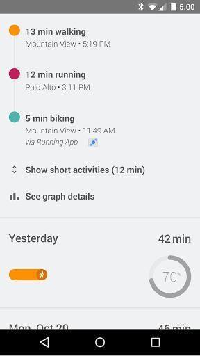Google健身手机软件app截图