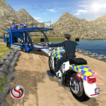 越野自行车警方运输模拟器手游app