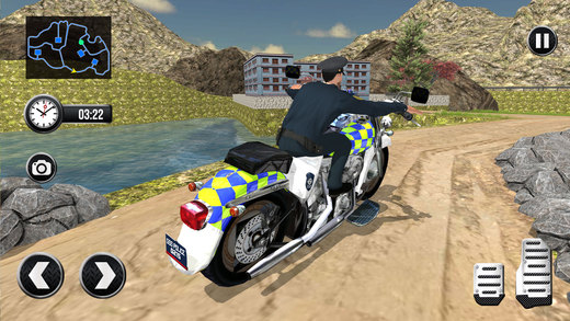 越野自行车警方运输模拟器手游app截图