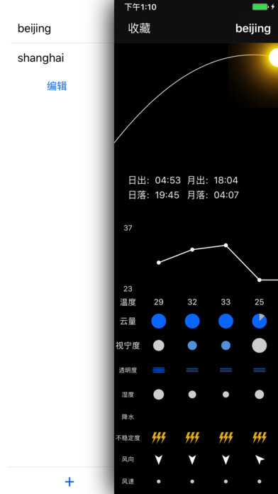 晴天钟手机软件app截图