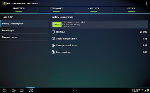 AVG杀毒软件 平板专业版手机软件app截图