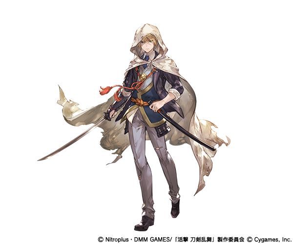《刀剑乱舞online》联动《碧蓝幻想》展示5名人物立绘