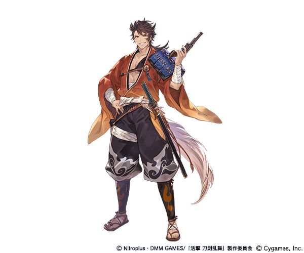 《刀剑乱舞online》联动《碧蓝幻想》展示5名人物立绘