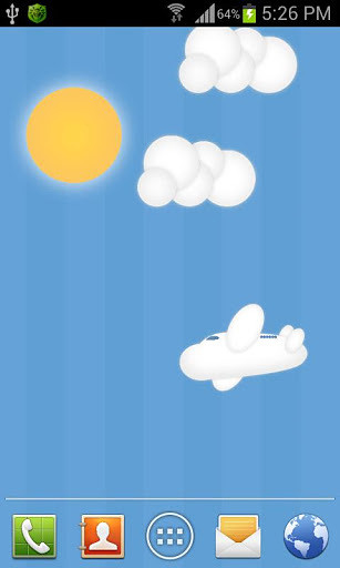 蓝天白云动态壁纸手机软件app截图