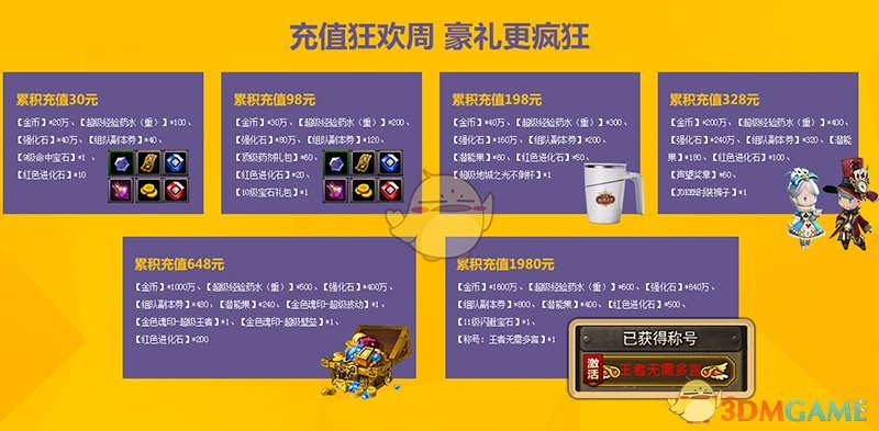 豪送限量周边《超级地城之光》2周年Party赞礼来袭！