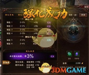 《镇魔曲》装备强化技巧说明