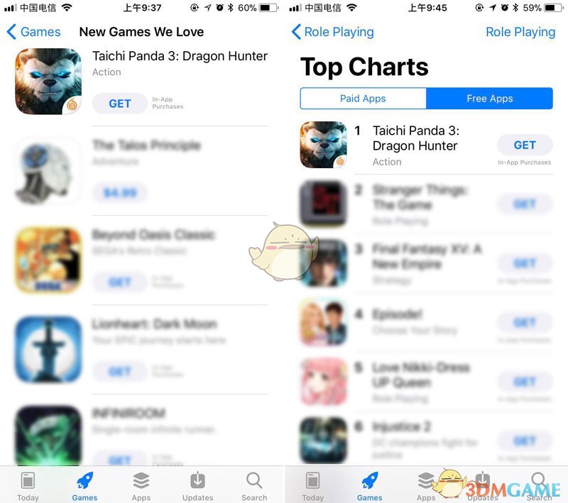 全球化布局再下一城《太极熊猫3：猎龙》获App Store多国推荐