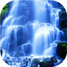 3D风景瀑布动态壁纸手机软件app