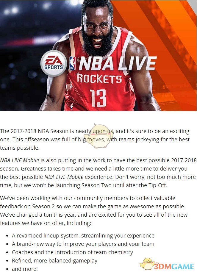 《NBA LIVE》美服新版本即将来袭，国服还会远吗？
