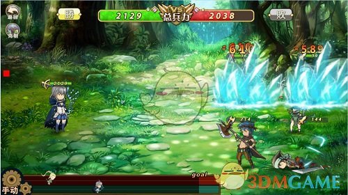 《姬魔恋战纪》黄忠蓝冰服技能展示