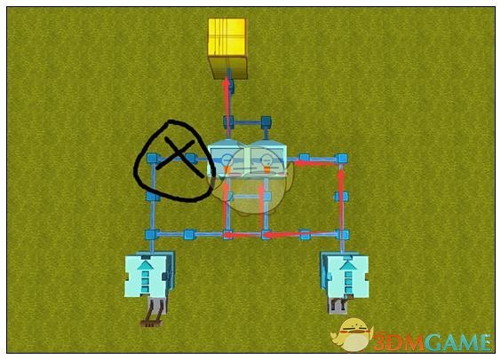 《迷你世界》算法器双控开关教程