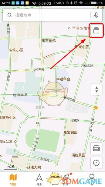 《腾讯地图》查看卫星图像方法介绍