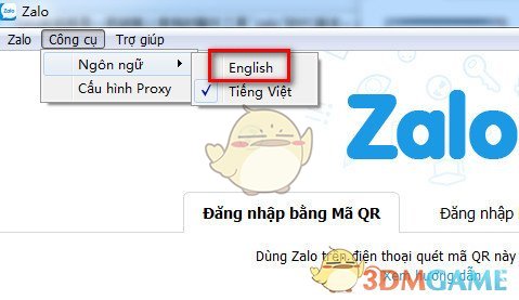 《Zalo》怎么设置语言？中文设置教程