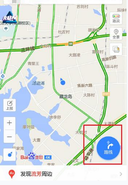 《百度地图》躲避道路拥堵方法