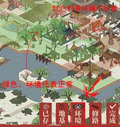 《江南百景图》城镇环境查看方法