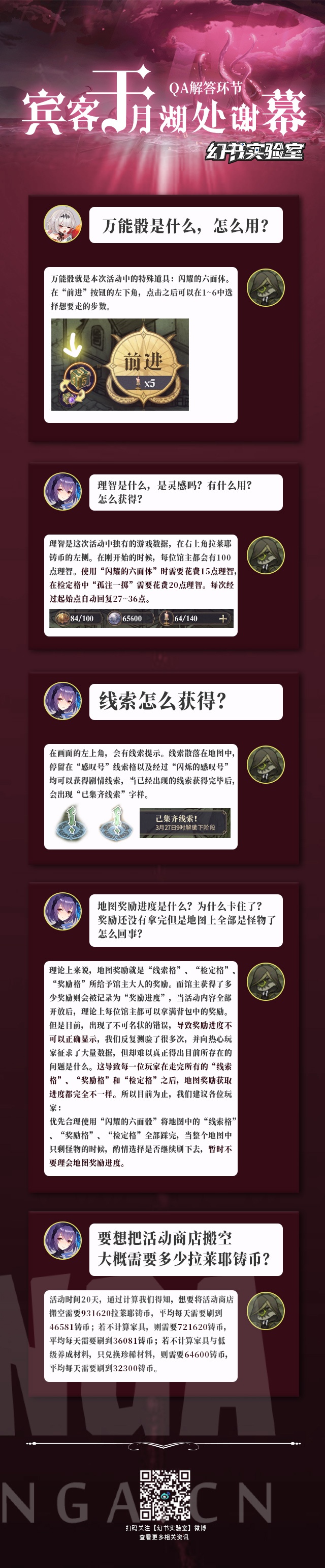 《幻书启世录》月湖调查活动收益情况分析