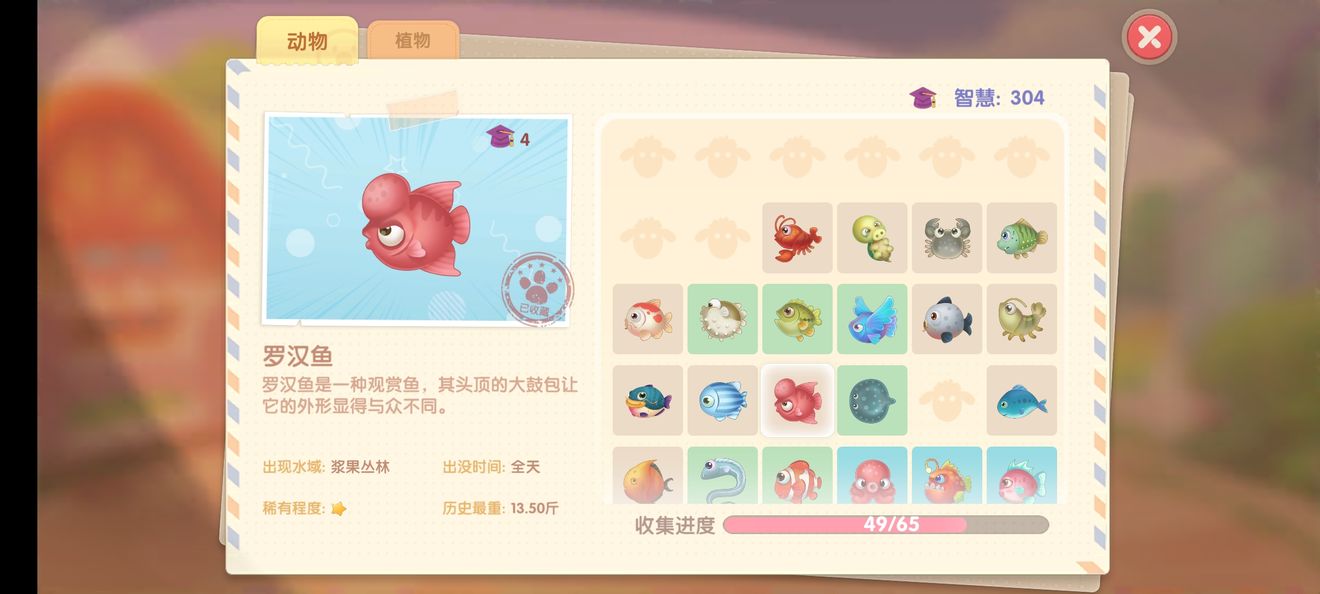 《摩尔庄园手游》罗汉鱼位置介绍