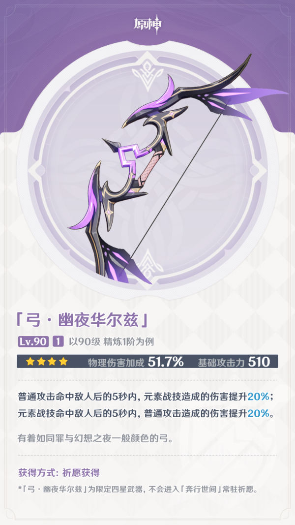 《原神》幽夜华尔兹上线时间介绍