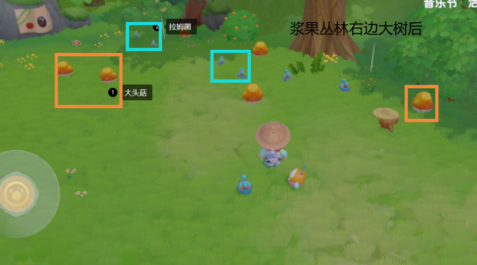 《摩尔庄园手游》蘑菇采集位置介绍