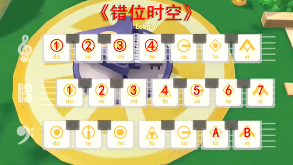 《摩尔庄园手游》钢琴谱错位时空介绍