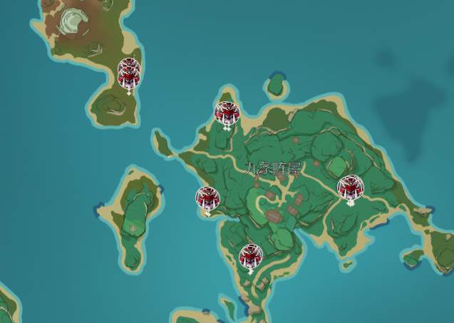 《原神》野伏众分布位置